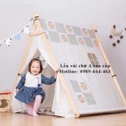 lều con cú mèo nền trắng